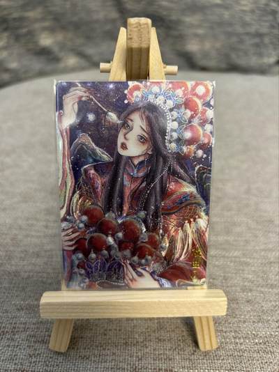 喜灰玩卡拍卖第五期，接拍品0佣金，欢迎送拍，释放现金流，让自己有资金可以购买更多喜欢的卡牌，让别的卡友能淘到更多心仪的卡牌 - 墨婉文化 挽挽老师绘 戏曲 粗闪