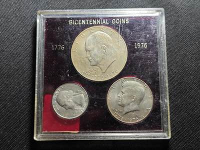 KK钱币收藏小铺   套币 批量/好品散币专场 2月预留时间 周末发货 -  1976美国建国200周年纪念套币