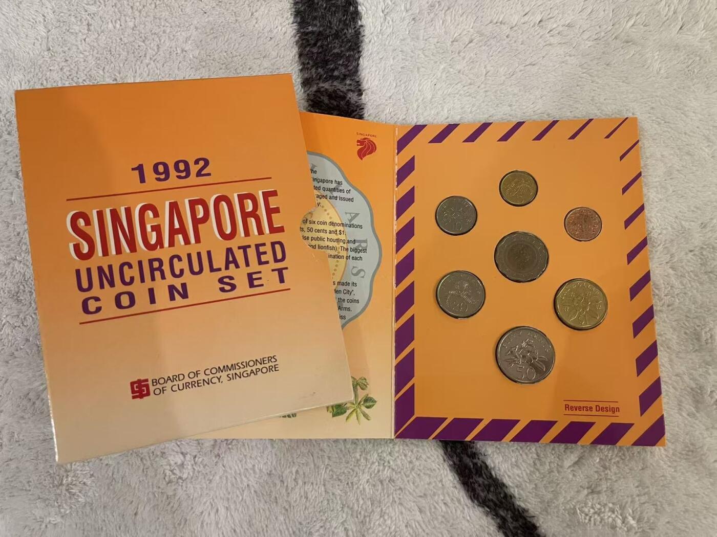 ❤️【币观天下】❤️ 第343期钱币秒杀拍卖场- 2026.3.6周五晚上6点半场 长期征集拍品  新加坡1992年官方套币 品相如图