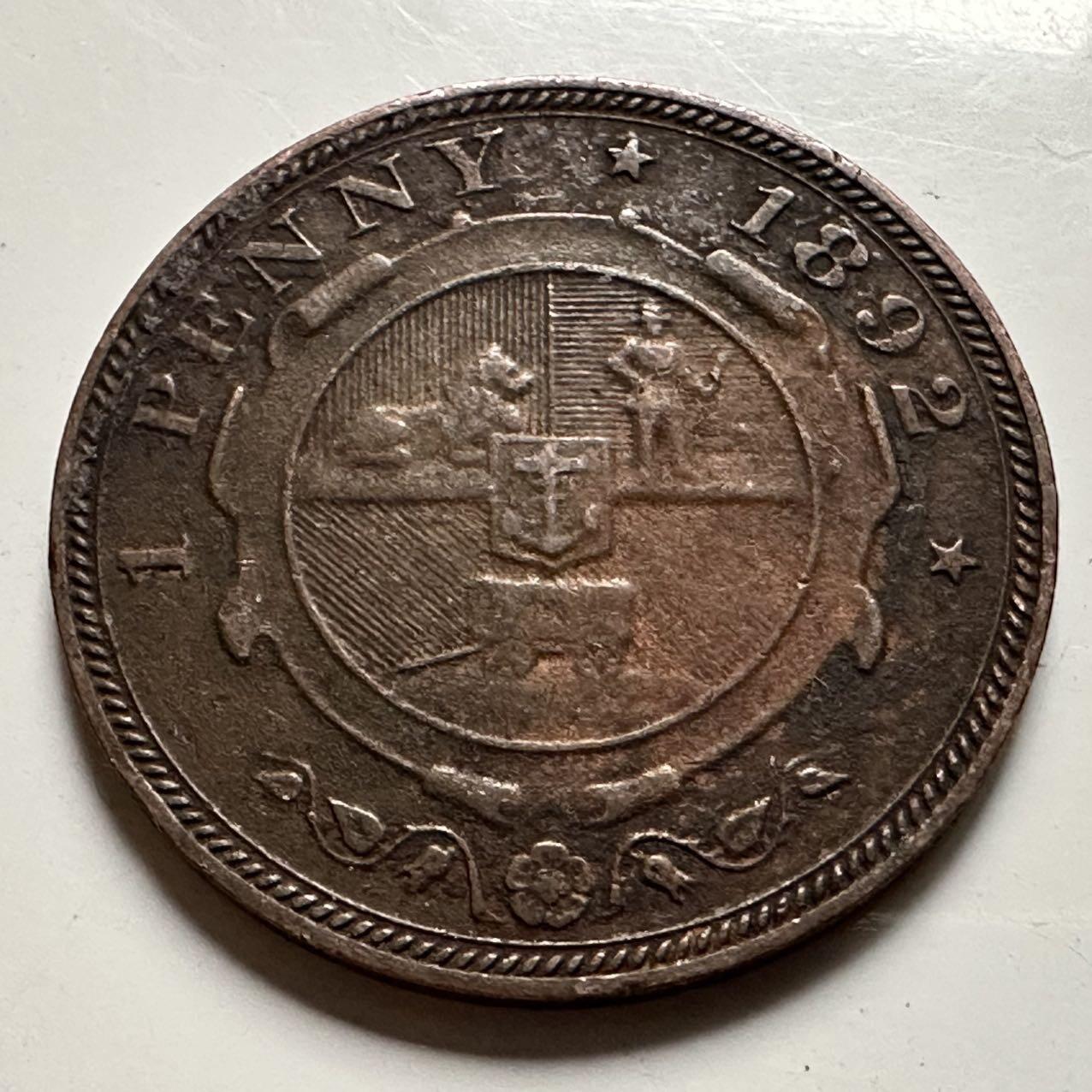 🌹外币初藏🌹🐯2026年第23场  每周二四六晚8️⃣点 接代拍 南非德兰士瓦1892年一便士