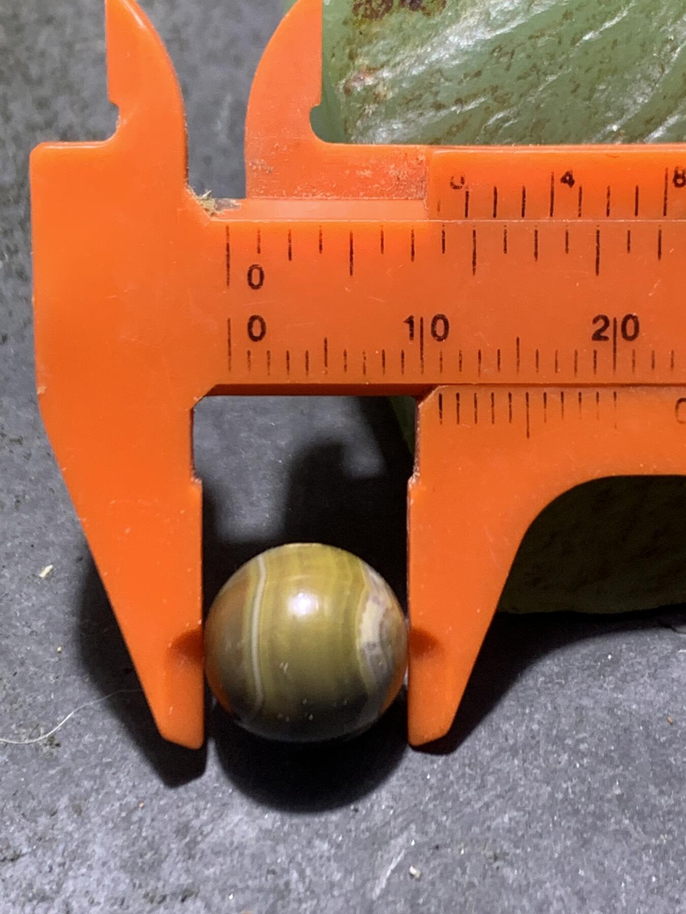 精美战国红玛瑙高玉化天眼纹拉丝料圆珠一颗