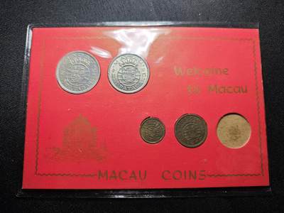 KK钱币收藏小铺   套币 批量/好品散币专场 2月预留时间 周末发货 -  澳门套币 含5元银币