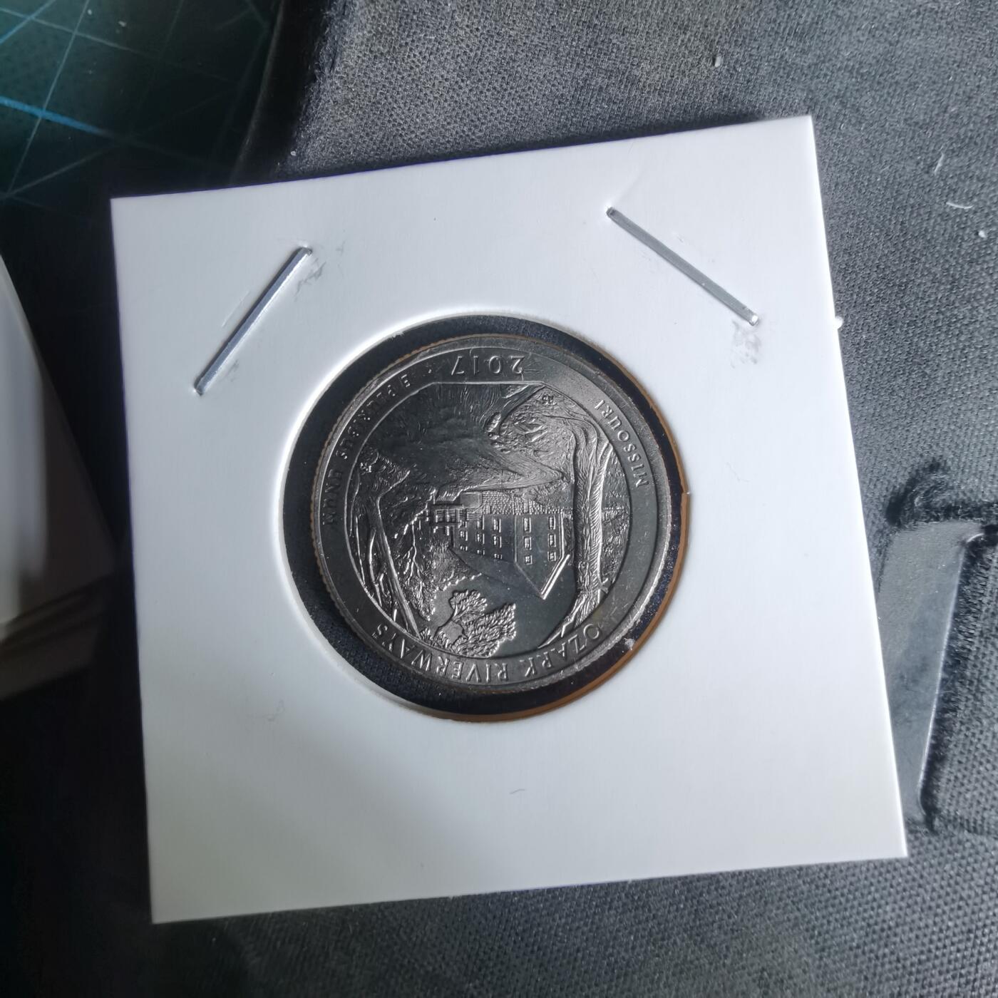 沼泽如烟--第1008场 美国2017年25分纪念币