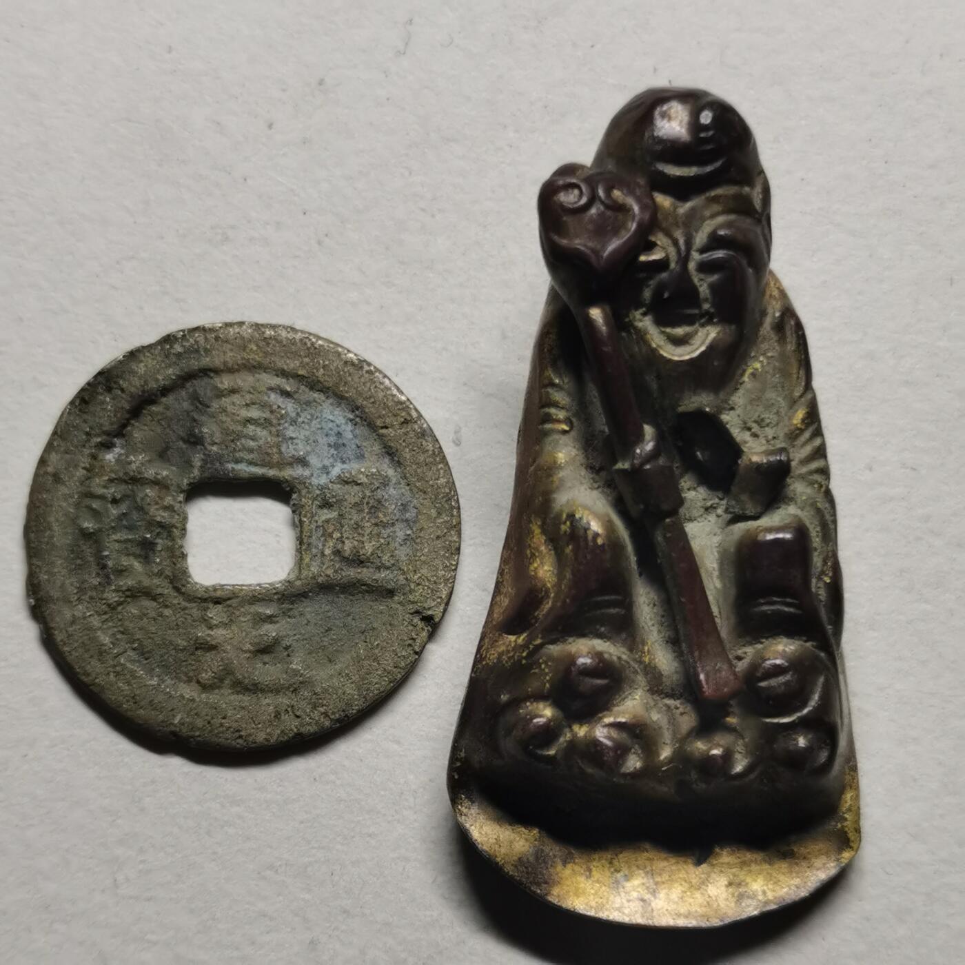 杂件专场100期 清—鎏金佛