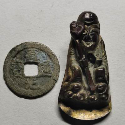 杂件专场100期 - 清—鎏金佛