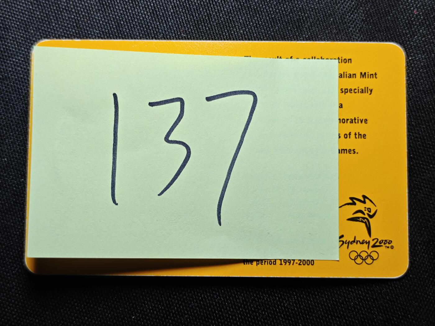 KK钱币收藏小铺   套币 批量/好品散币专场 2月预留时间 周末发货   2000澳大利亚5元奥运纪念币 卡套