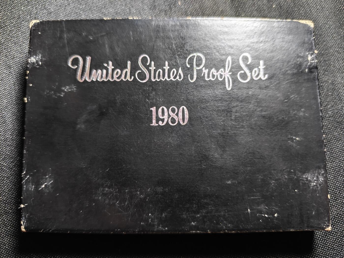 KK钱币收藏小铺   套币 批量/好品散币专场 2月预留时间 周末发货  1980美国大小面值清年精制套币 含苏珊一元精制币