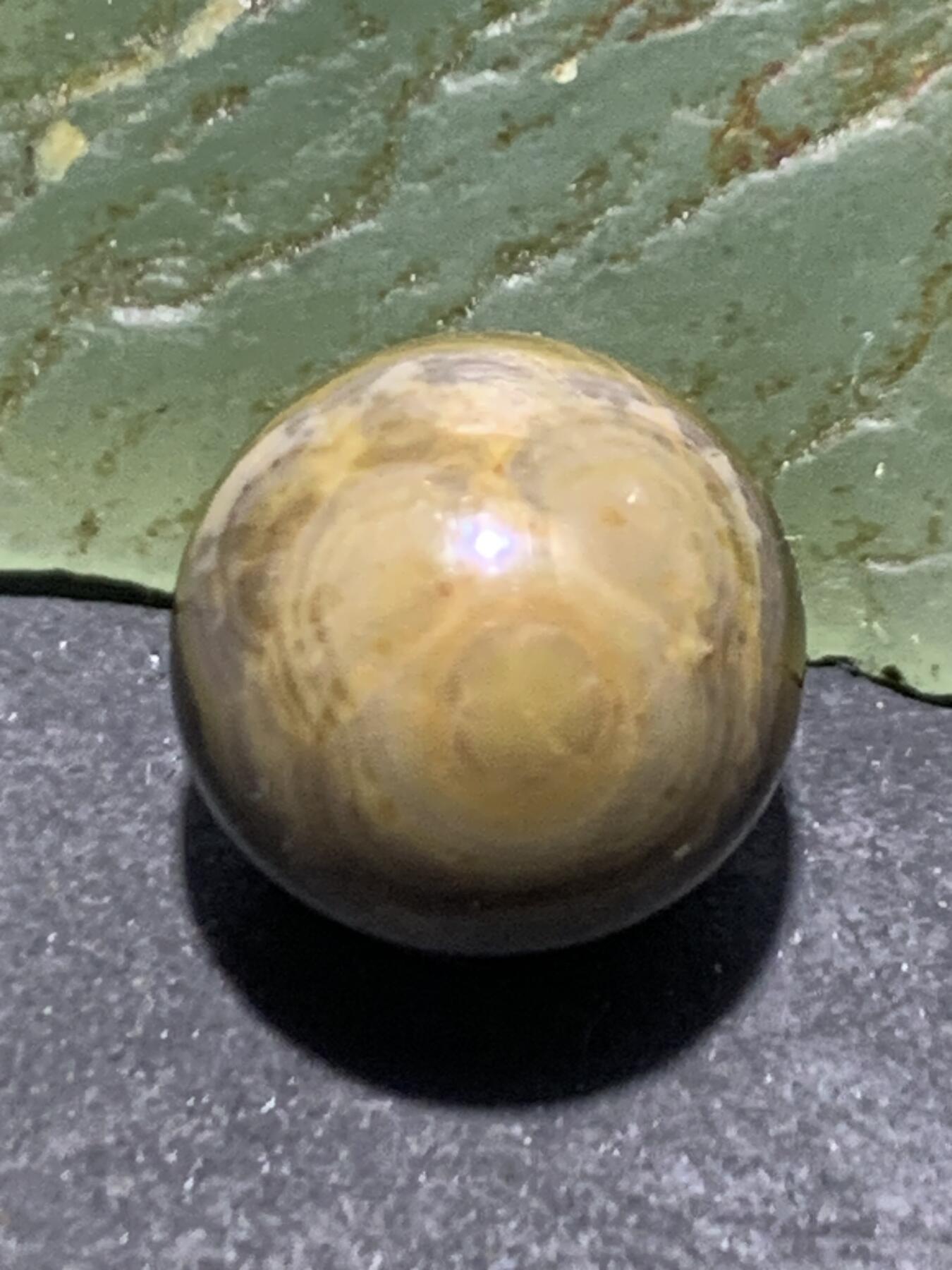 精美战国红玛瑙高玉化天眼纹拉丝料圆珠一颗