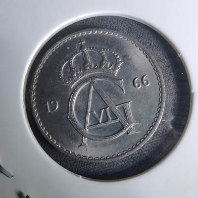 沼泽如烟--第1008场 - 瑞典1966年50欧尔