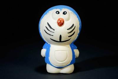 上海都达杂项专场四十四【全场包邮】  - 紫砂哆啦A梦茶宠摆件91-85