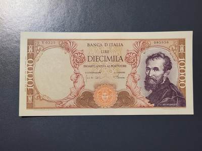 3月2号晚上8点 外国纸币自动截拍第33场 - 1968年意大利100000里拉 几乎全新