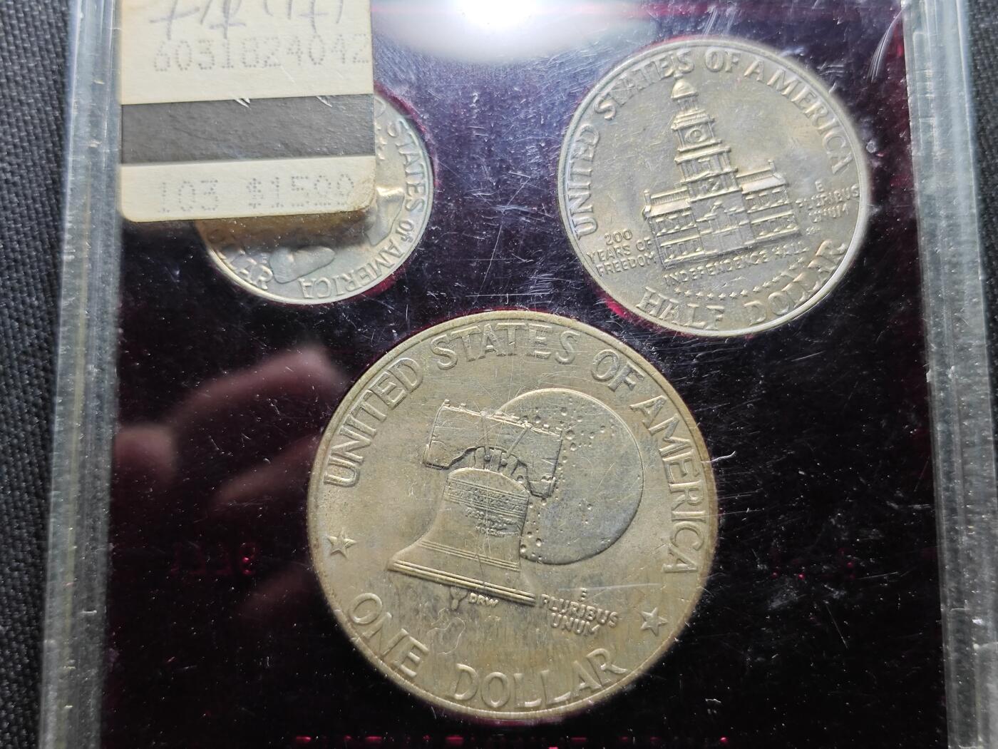 KK钱币收藏小铺   套币 批量/好品散币专场 2月预留时间 周末发货  1976美国建国200周年纪念套币