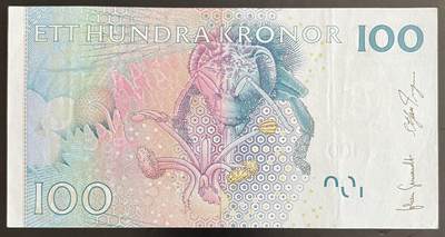 小福收藏拍卖第202期 流通品相裸钞 特惠场 本场全部为欧洲纸币【佣金仅收2% 不设最低佣金 全场包邮】 瑞典 2010年 100克朗