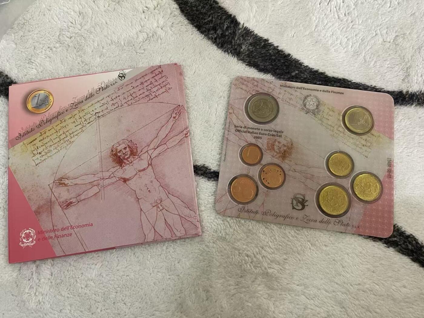 ❤️【币观天下】❤️ 第343期钱币秒杀拍卖场- 2026.3.6周五晚上6点半场 长期征集拍品  意大利2005年官方原装套币 品相如图正常氧化