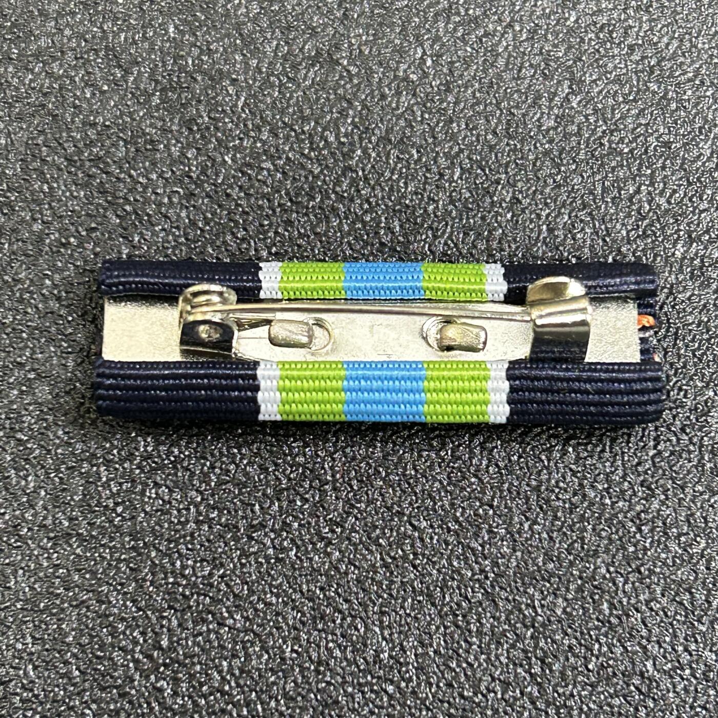 西秦中古拍卖第七十九期  香港踏浪者奖章勋略 橘色条 勇敢胸条 一线人员版