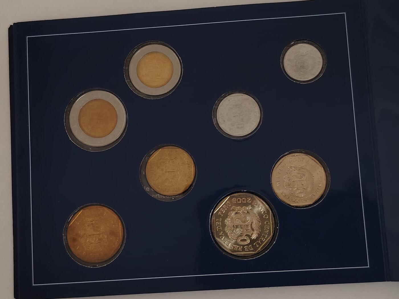 布加迪🐬～世界钱币(上海)🌾第 278 期 /  各国套币和散币 秘鲁🇵🇪 2009年套币8枚