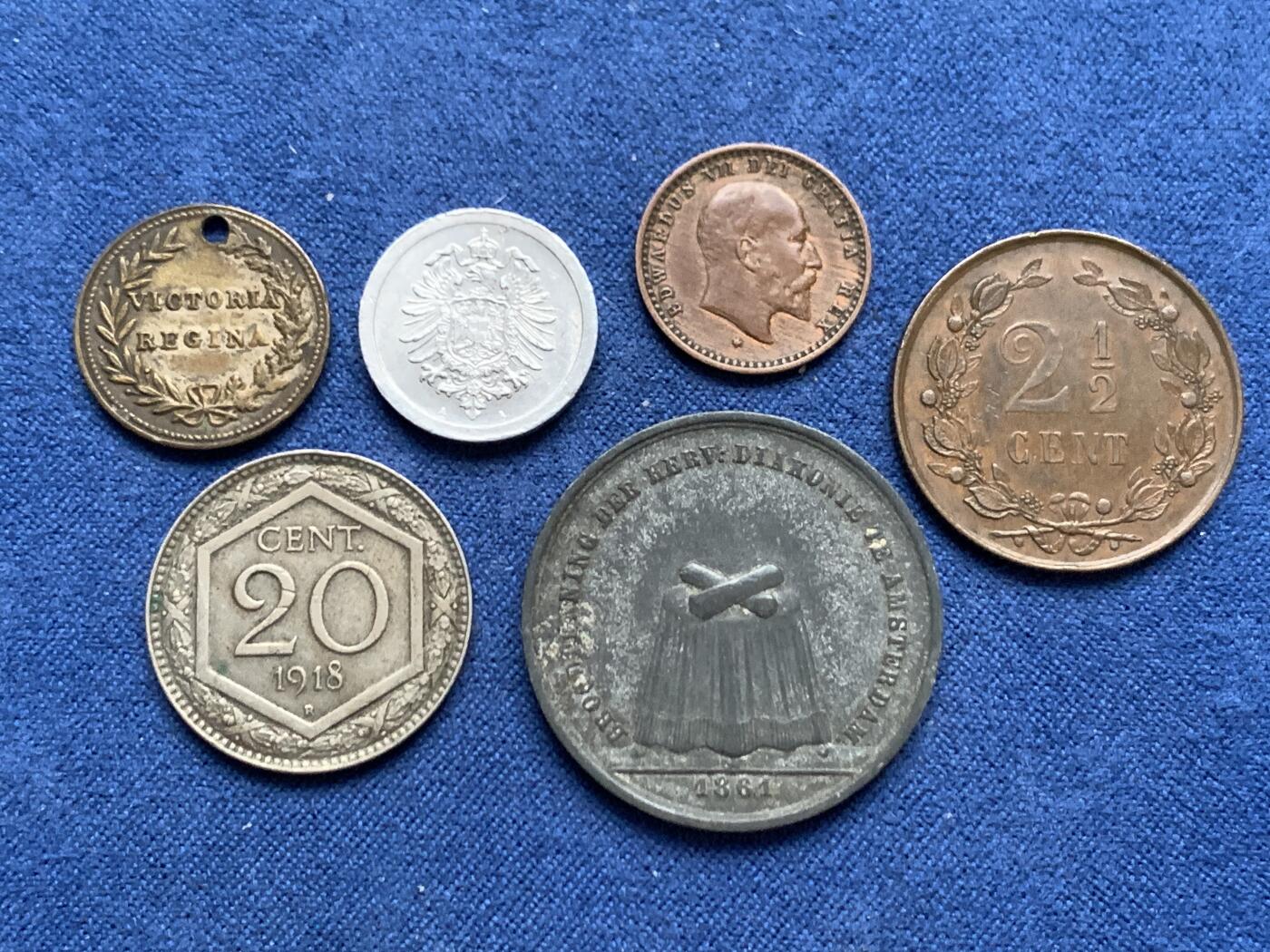 《竞宝斋》第467场 周日，周一 2场连拍 （全场包邮）欢迎送拍 六枚一组 欧洲精品散币