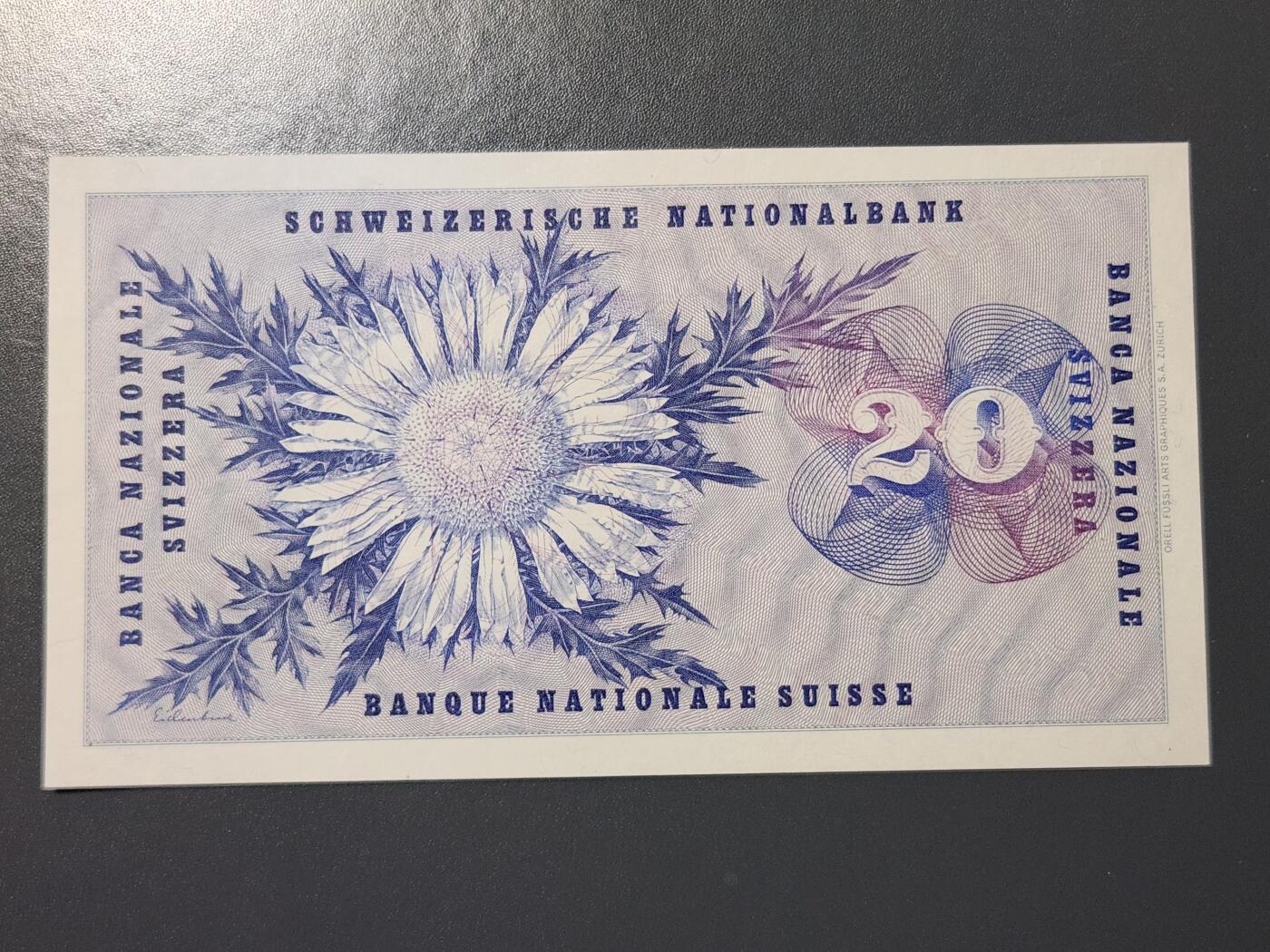 3月2号晚上8点 外国纸币自动截拍第33场 1961年早期20法郎 新品