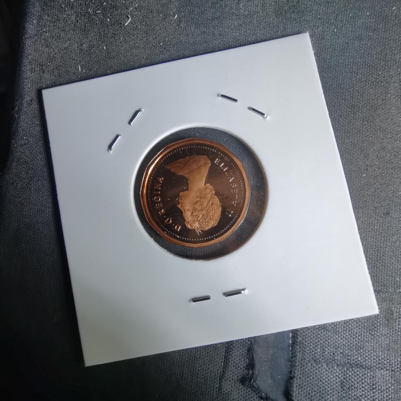 沼泽如烟--第1011场 加拿大1983年1分精制币