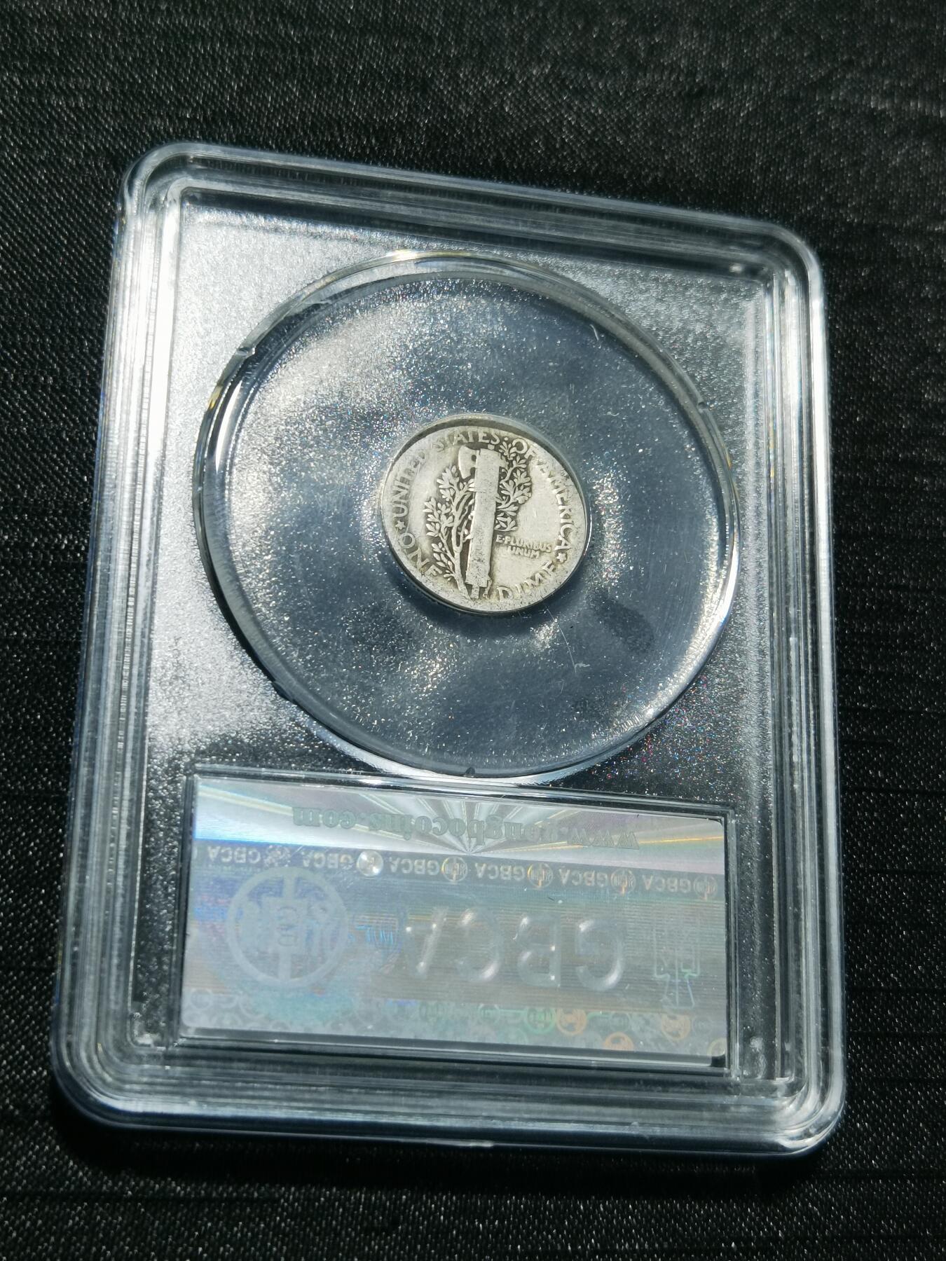 天下钱庄专场欢迎参拍 美国墨丘利10分银币