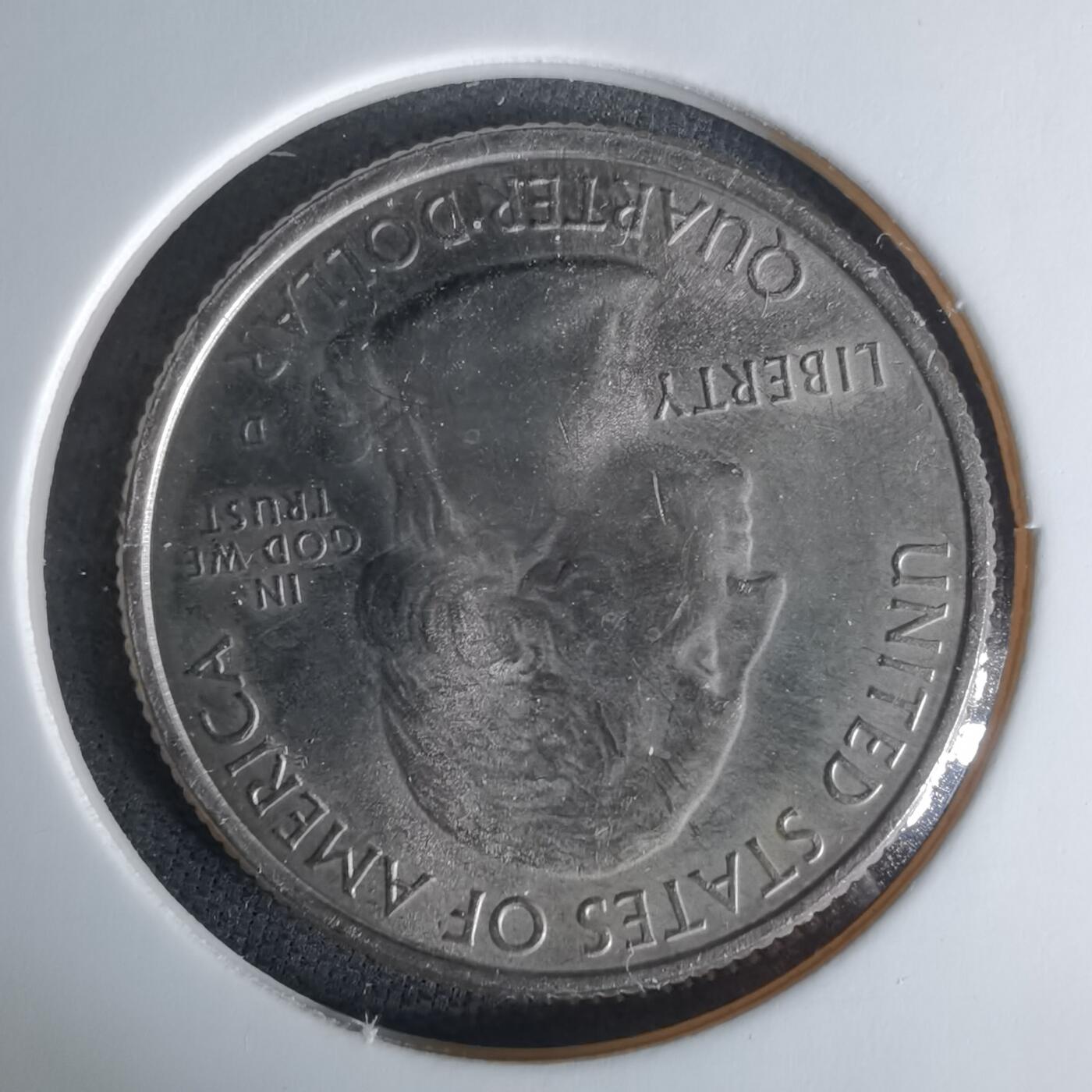 沼泽如烟--第1008场 美国2017年25分纪念币