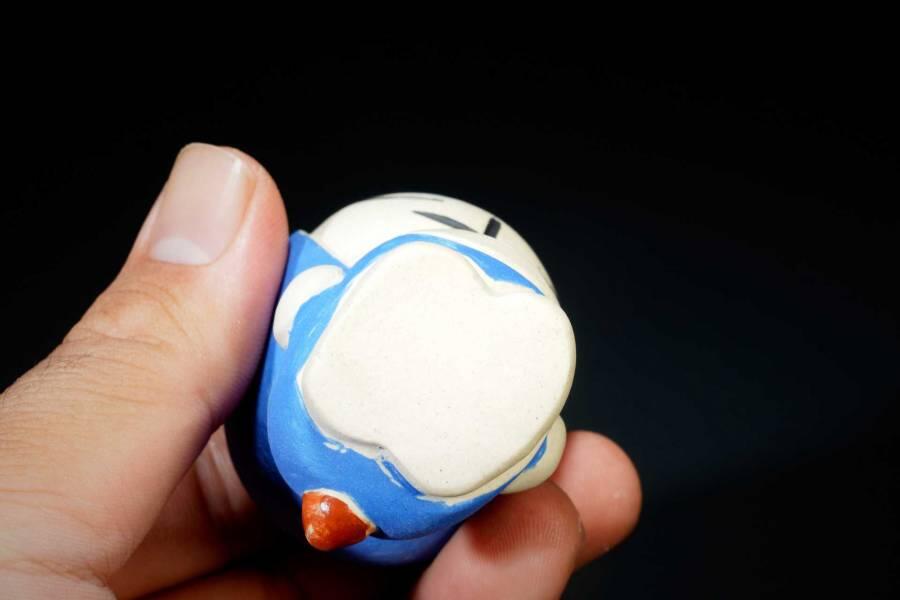 上海都达杂项专场四十四【全场包邮】  紫砂哆啦A梦茶宠摆件91-85