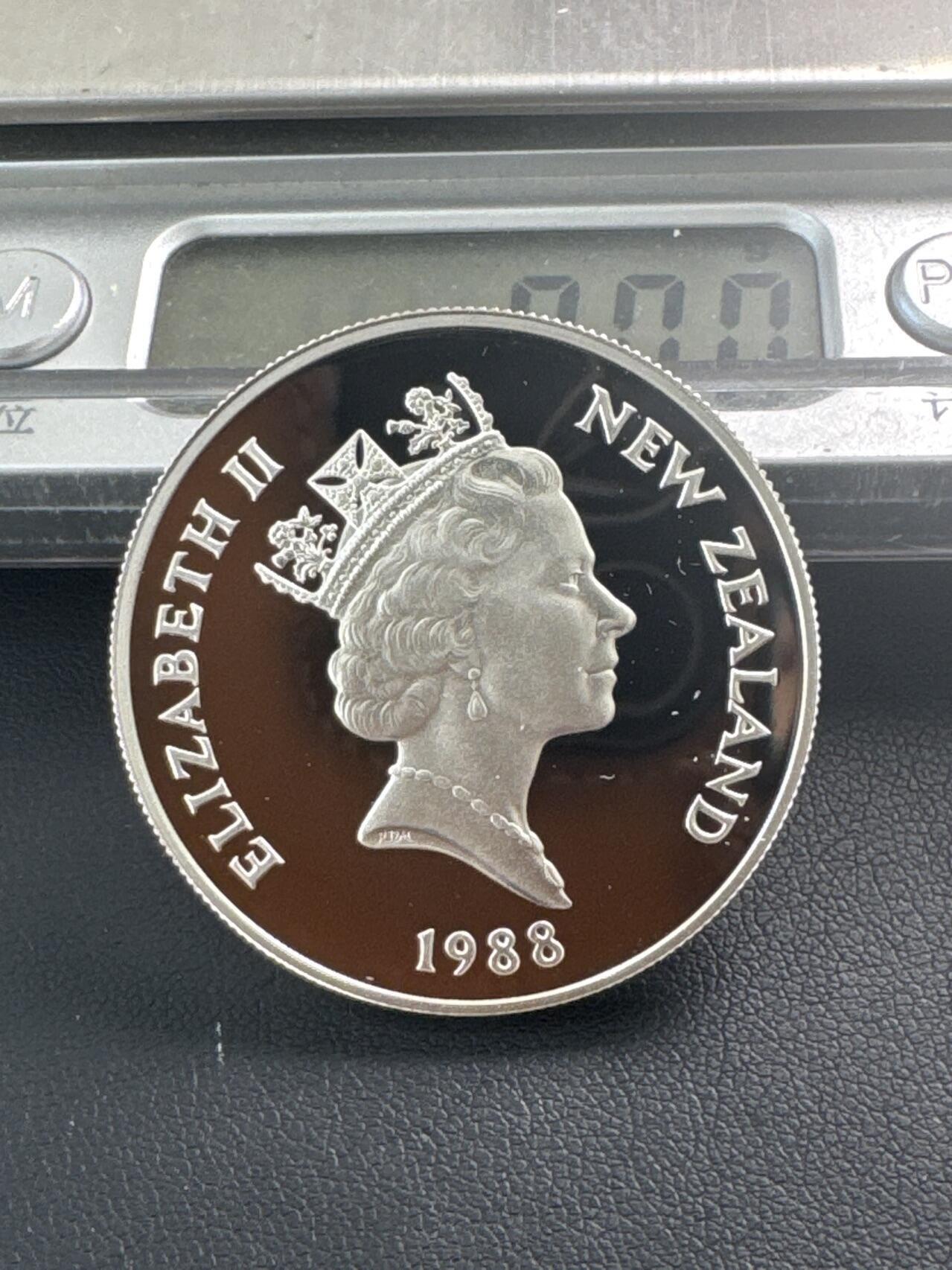 ❤️【币观天下】❤️ 第343期钱币秒杀拍卖场- 2026.3.6周五晚上6点半场 长期征集拍品  新西兰1988年黄嘴企鹅纪念银币27.216克