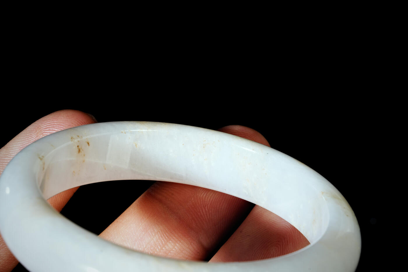 上海都达杂项专场四十四【全场包邮】  天然 冰种翡翠（A货）贵妃手镯 附鉴定证书91-74