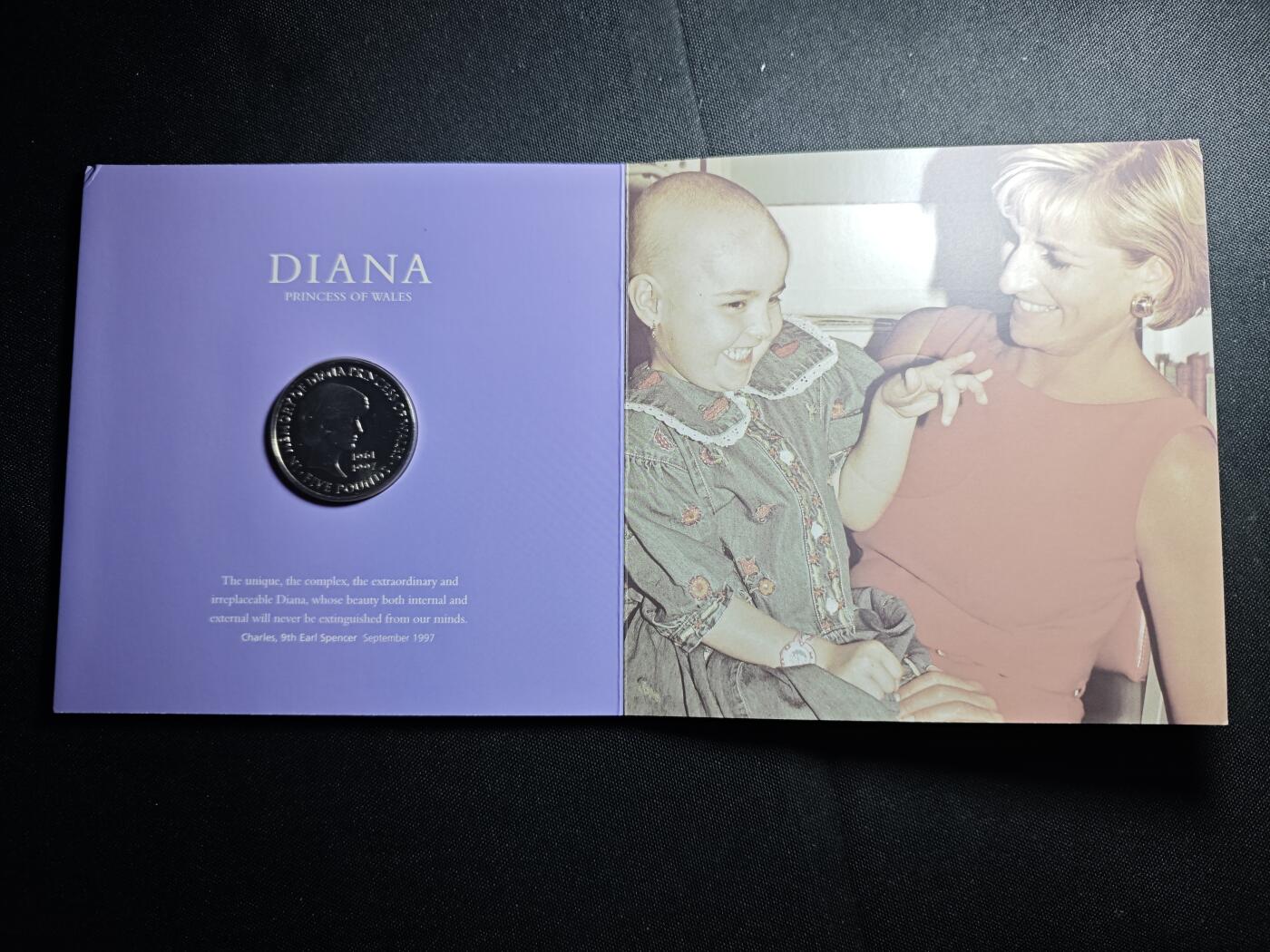 KK钱币收藏小铺   套币 批量/好品散币专场 2月预留时间 周末发货  英国戴安娜5镑纪念套币