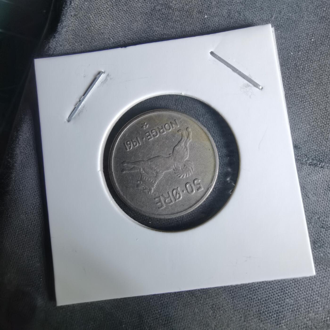 沼泽如烟--第1008场 挪威1961年50欧尔