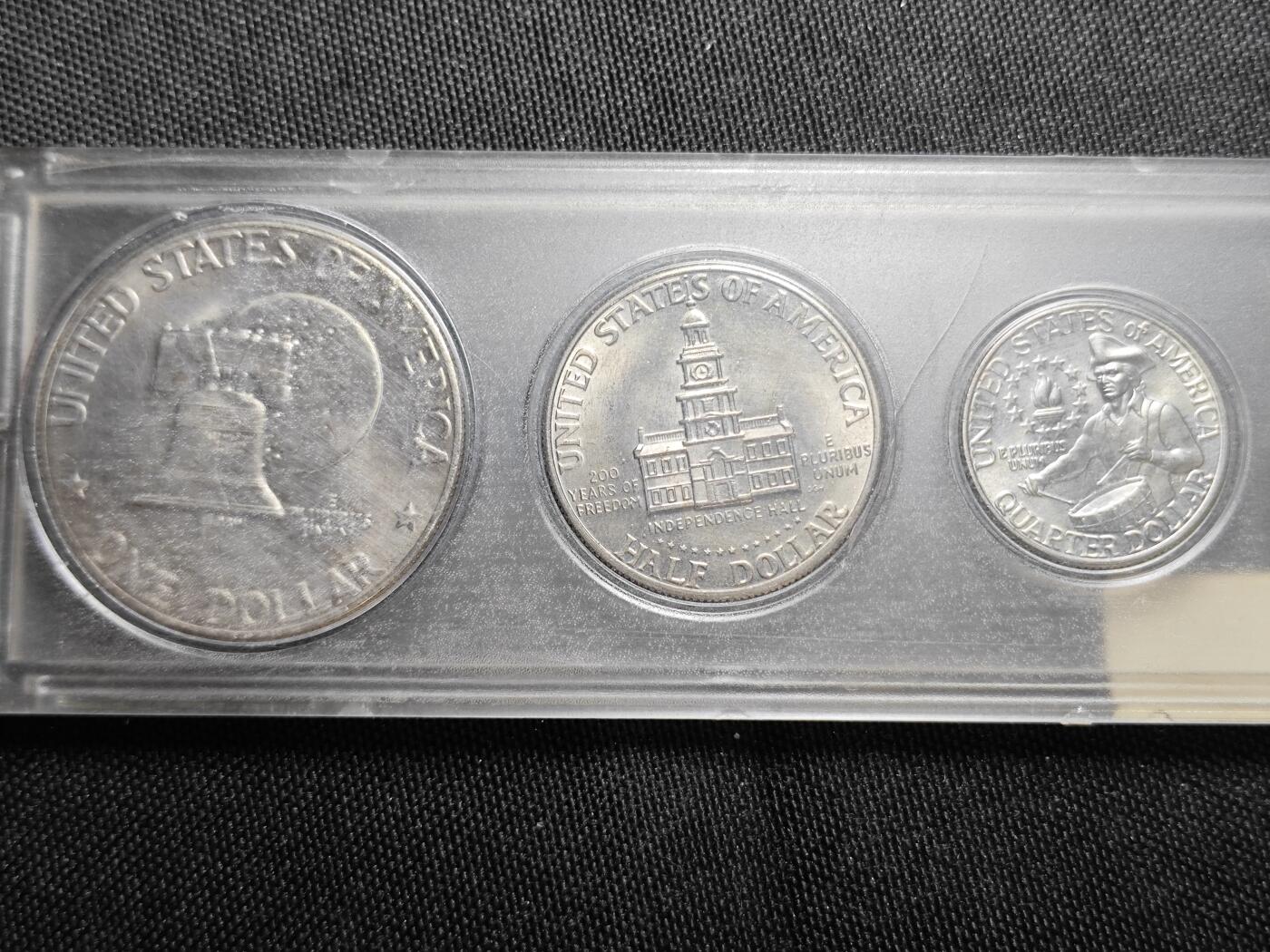 KK钱币收藏小铺   套币 批量/好品散币专场 2月预留时间 周末发货  1976美国建国200周年纪念套币