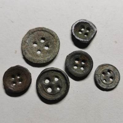 杂件专场100期 - 清—铜钮扣