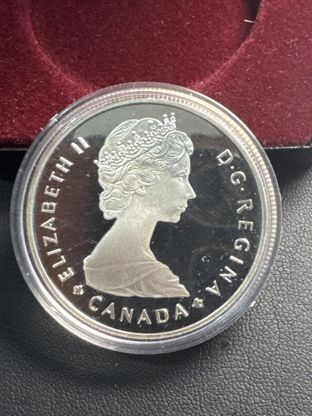 ❤️【币观天下】❤️ 第343期钱币秒杀拍卖场- 2026.3.6周五晚上6点半场 长期征集拍品  1985 加拿大 原始生物北美驯鹿银币 带盒带证书【精制】银币