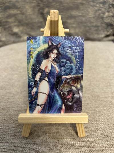 喜灰玩卡拍卖第五期，接拍品0佣金，欢迎送拍，释放现金流，让自己有资金可以购买更多喜欢的卡牌，让别的卡友能淘到更多心仪的卡牌 - 墨婉文化 太乙老师绘 魔.孙尚香 粗闪