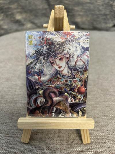 喜灰玩卡拍卖第五期，接拍品0佣金，欢迎送拍，释放现金流，让自己有资金可以购买更多喜欢的卡牌，让别的卡友能淘到更多心仪的卡牌 - 墨婉文化 挽挽老师绘 非遗 粗闪