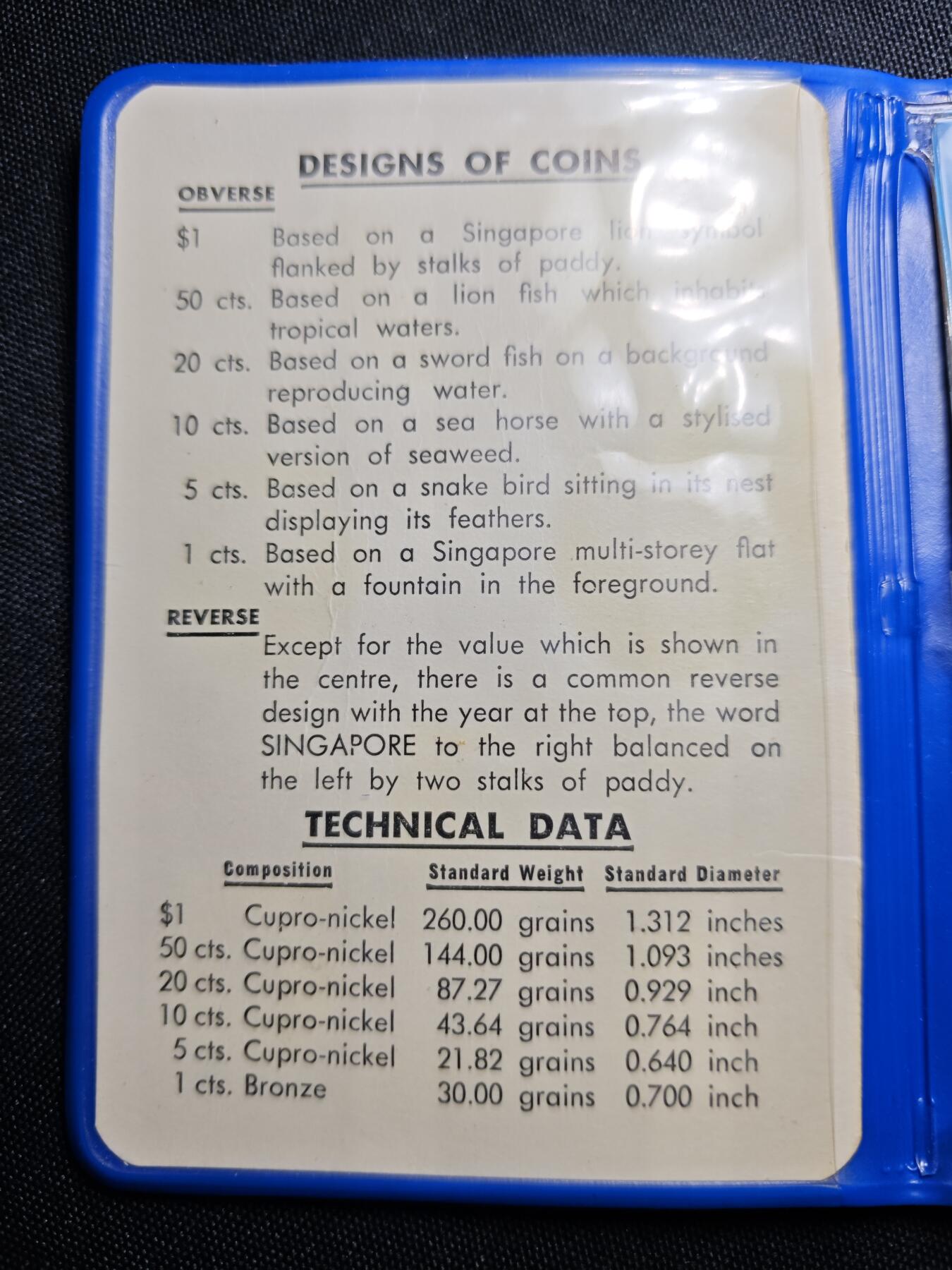 KK钱币收藏小铺   套币 批量/好品散币专场 2月预留时间 周末发货  1970新加坡动物版大小面值清年一套