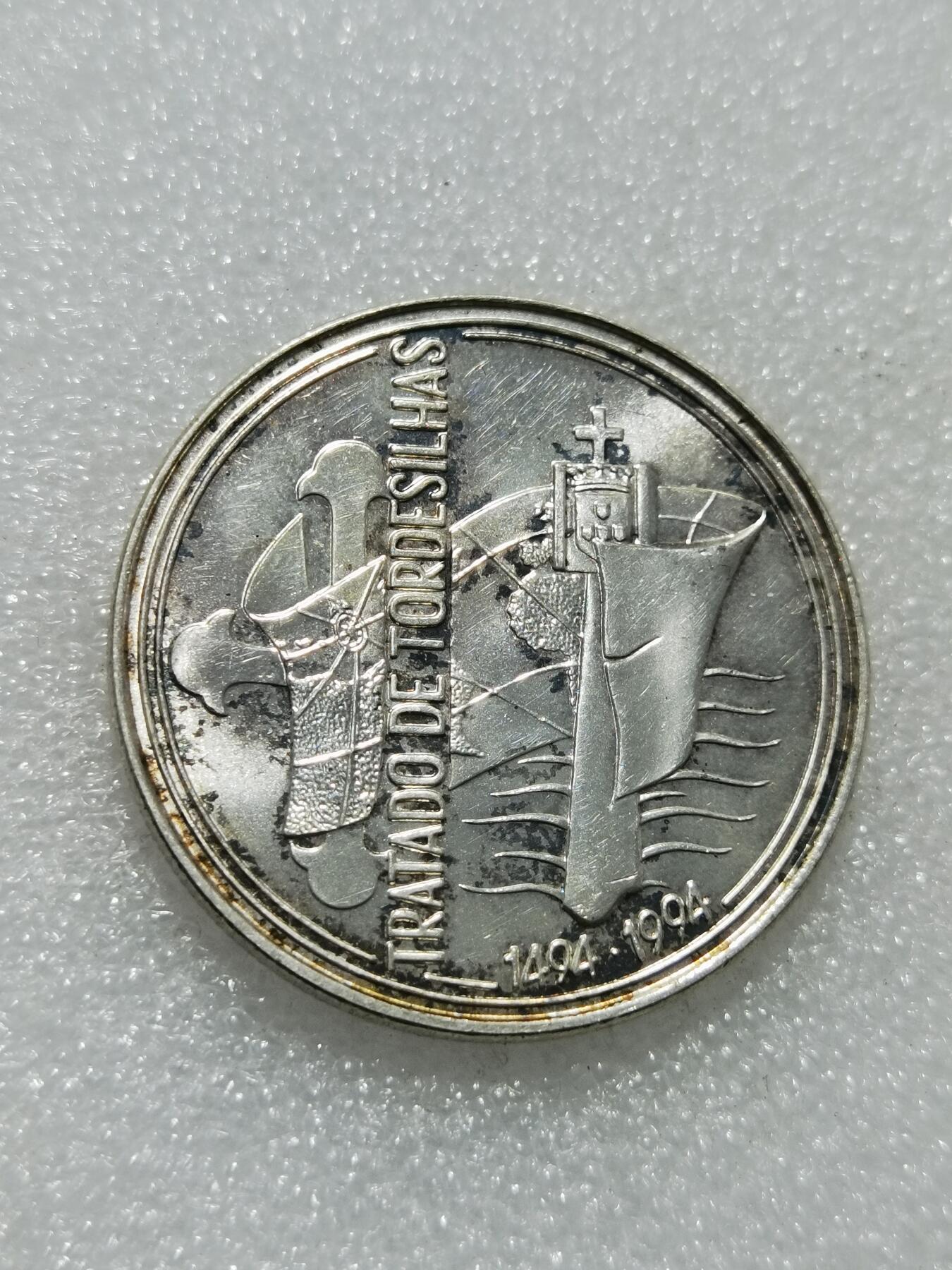 天下钱庄专场欢迎参拍 葡萄牙1000埃斯库多银币