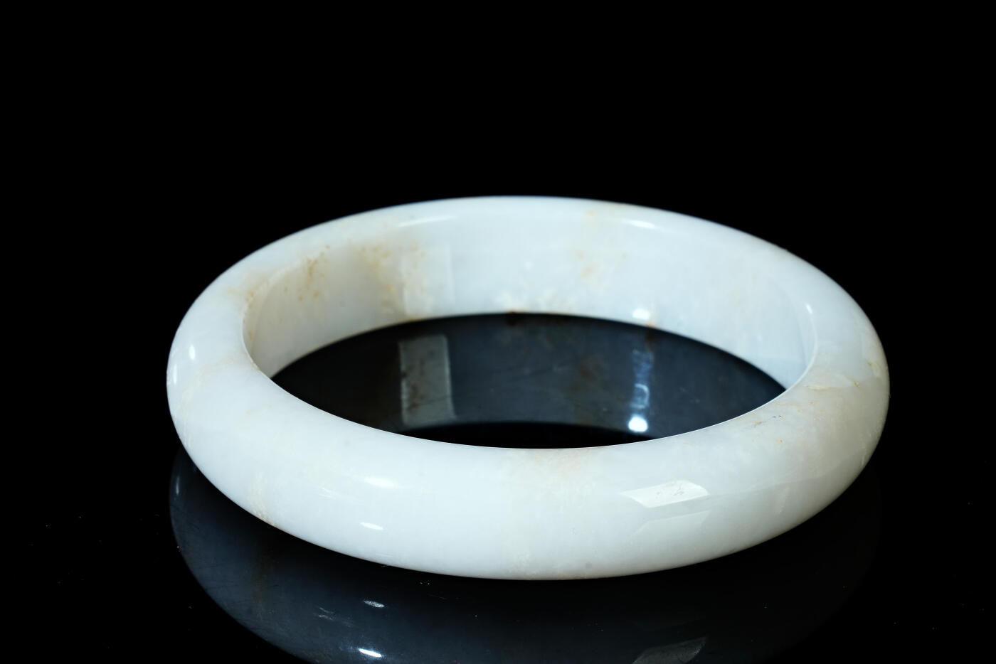 上海都达杂项专场四十四【全场包邮】  天然 冰种翡翠（A货）贵妃手镯 附鉴定证书91-74