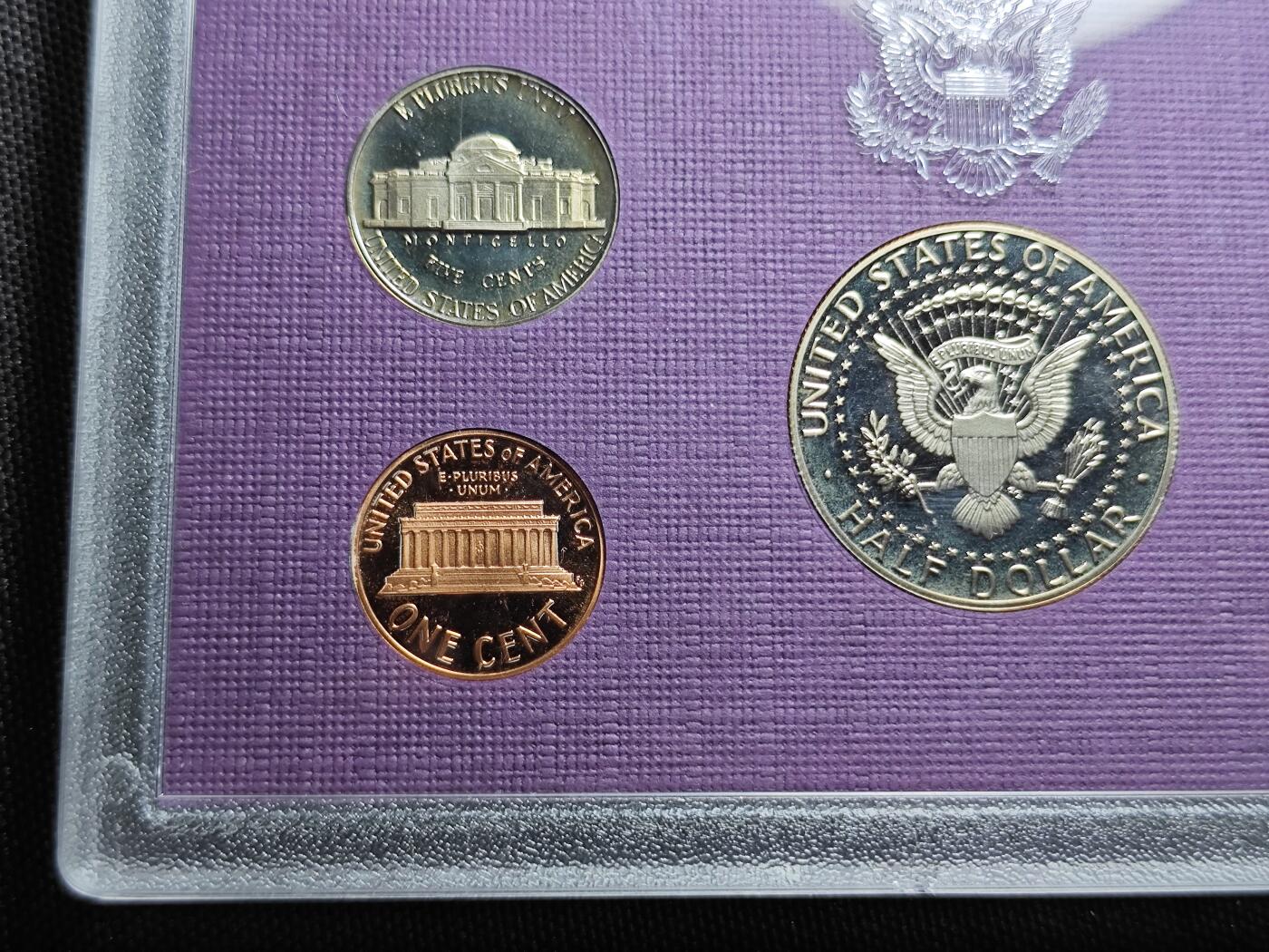 KK钱币收藏小铺   套币 批量/好品散币专场 2月预留时间 周末发货  1989美国大小面值清年精制套币