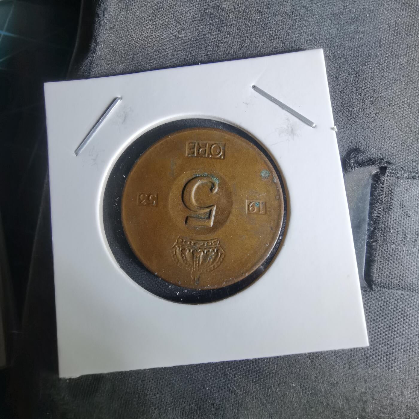 沼泽如烟--第1008场 瑞典1953年5欧尔