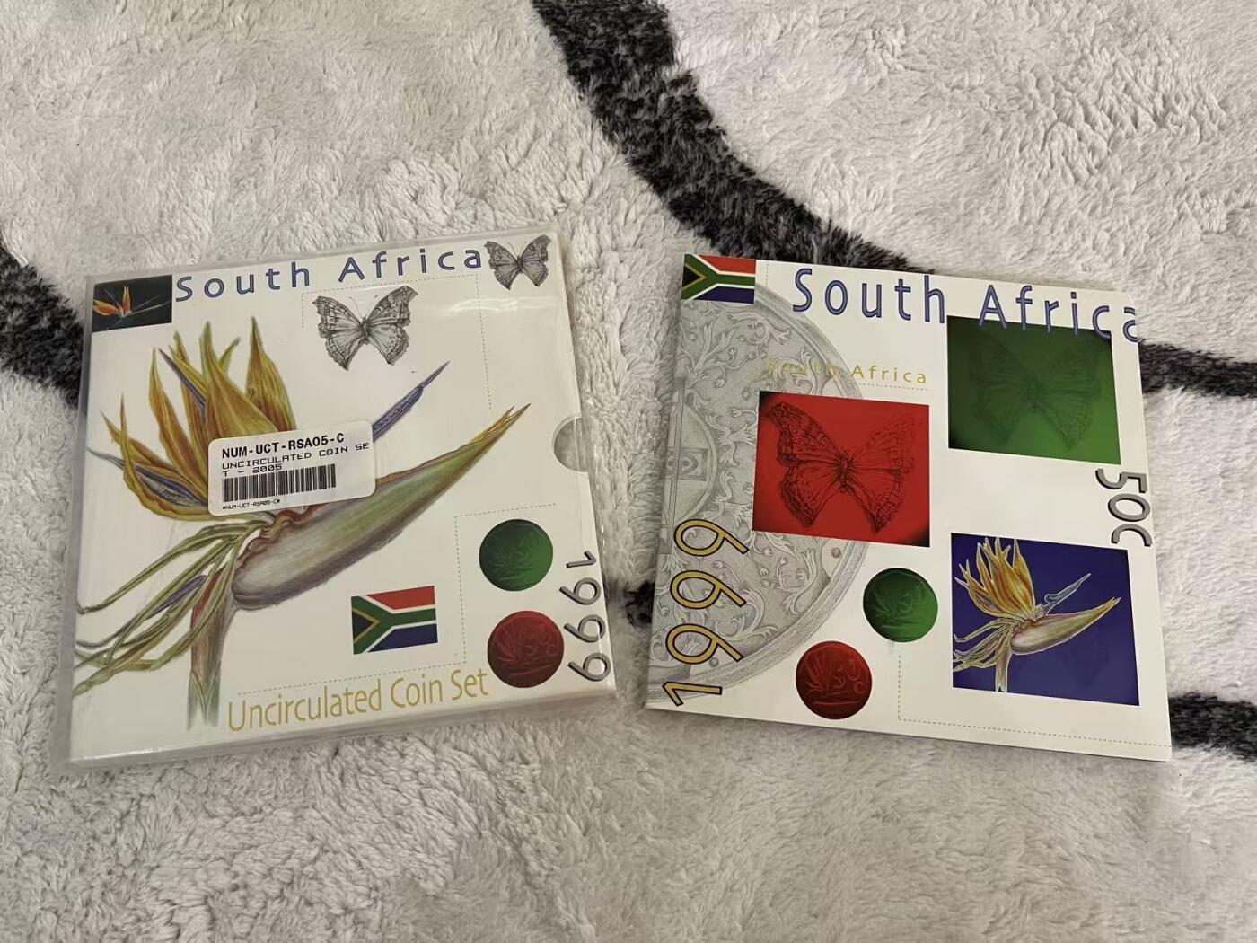 ❤️【币观天下】❤️ 第343期钱币秒杀拍卖场- 2026.3.6周五晚上6点半场 长期征集拍品  南非1999年官方套币 原装 铜币背面正常氧化