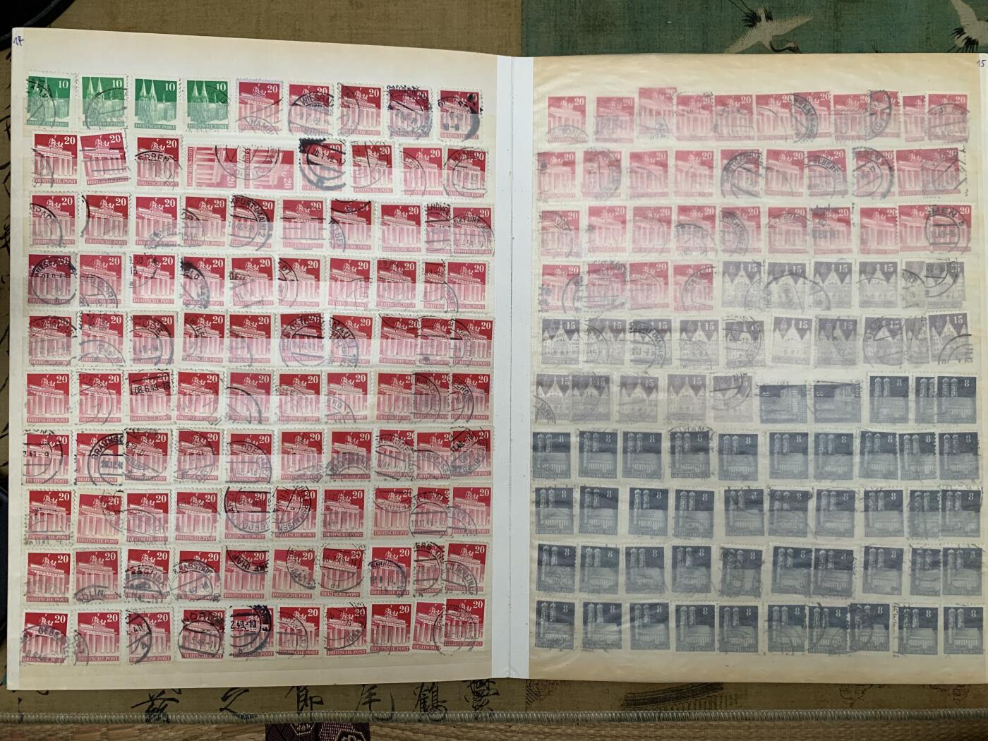 《竞宝斋》第467场 周日，周一 2场连拍 （全场包邮）欢迎送拍 德国老玩家珍藏邮票，德紧时期到一战，二战，以及二战后期邮票，具体数量见图。