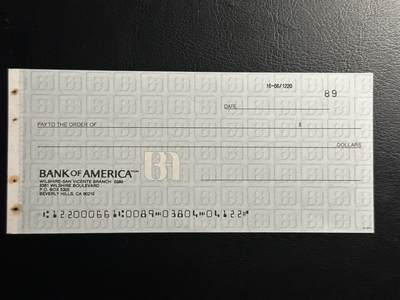 丙午马年开年第三场（大更新） - 美国银行空白支票一张，大富翁体验卡：想要多少钱自己填（不设置起拍放漏）