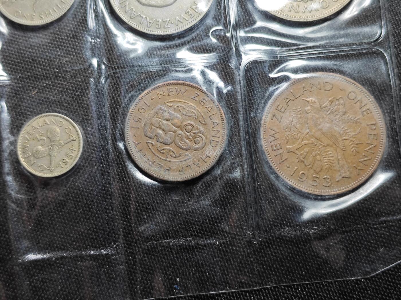 KK钱币收藏小铺   套币 批量/好品散币专场 2月预留时间 周末发货  新西兰大小面值一套