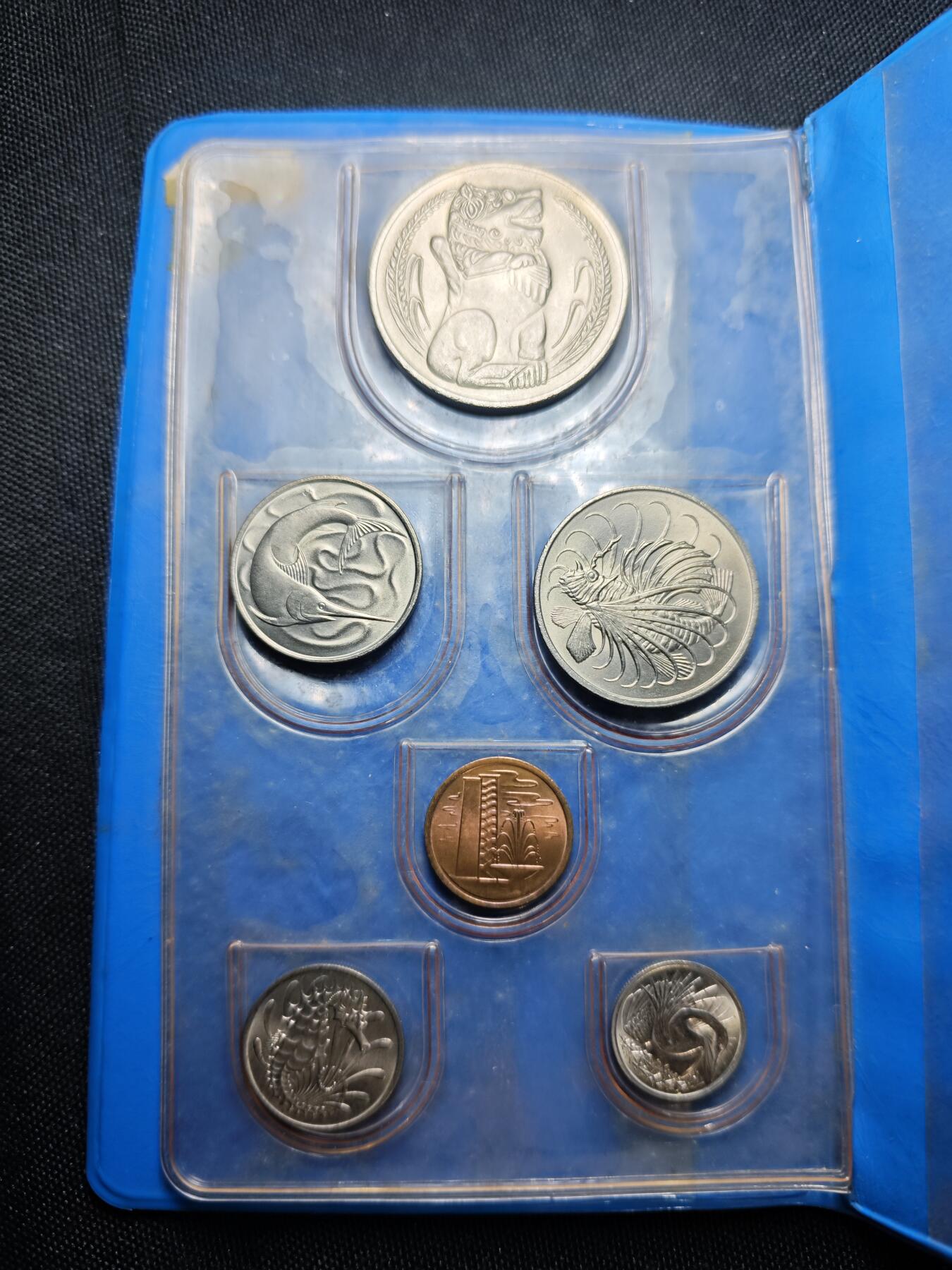 KK钱币收藏小铺   套币 批量/好品散币专场 2月预留时间 周末发货  新加坡动物版大小面值一套 好品