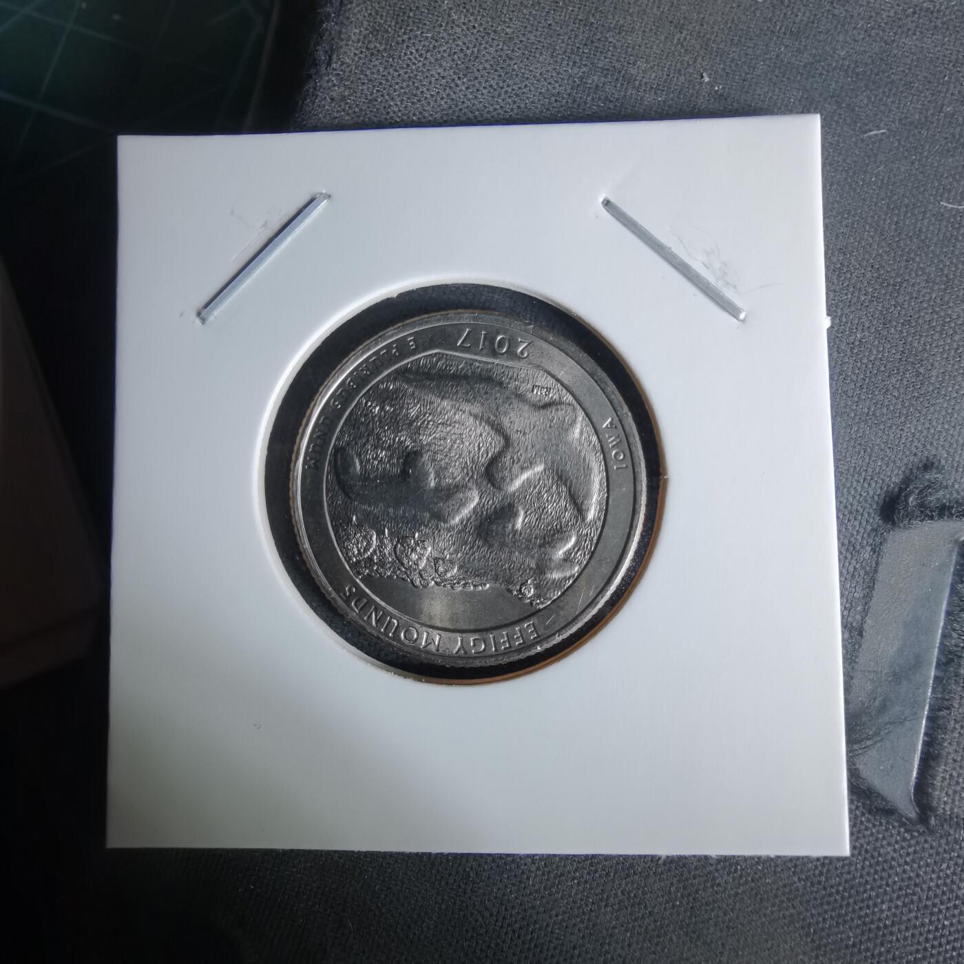 沼泽如烟--第1008场 美国2017年25分纪念币