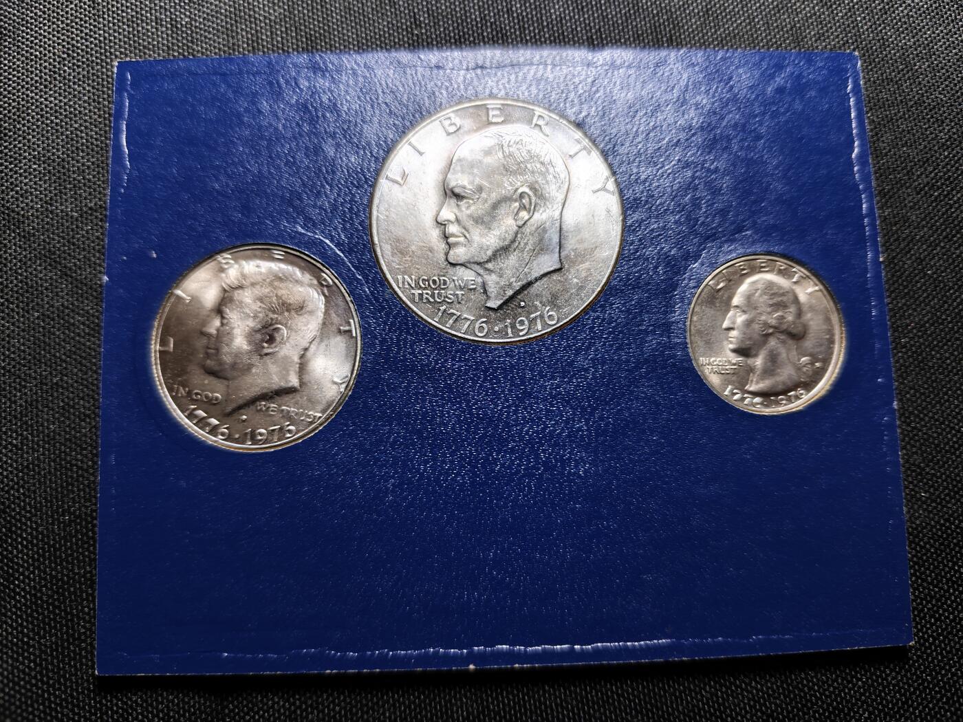 KK钱币收藏小铺   套币 批量/好品散币专场 2月预留时间 周末发货 1975 美国建国200周年纪念套币