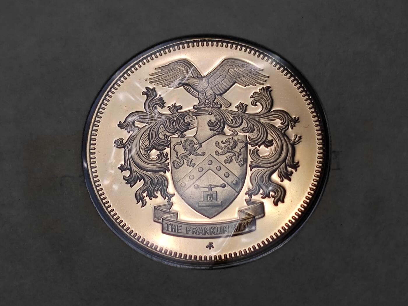 KK钱币收藏小铺   套币 批量/好品散币专场 2月预留时间 周末发货  富兰克林造币厂纪念章