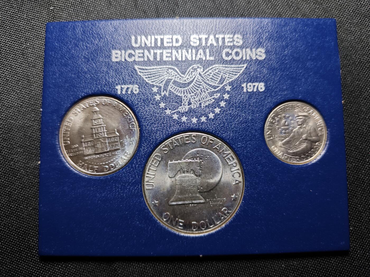 KK钱币收藏小铺   套币 批量/好品散币专场 2月预留时间 周末发货 1975 美国建国200周年纪念套币