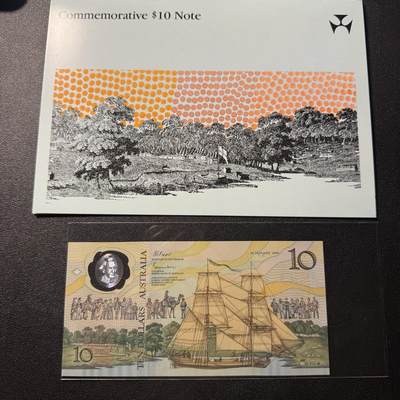 第15期 库存 - 澳大利亚1988年10 AA冠 无4 全新unc 带册